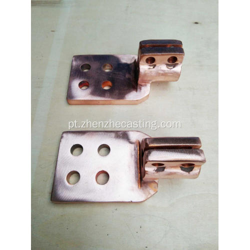 Coloque hardwares elétricos de fundição de cobre